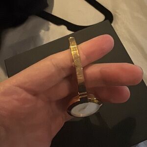 Movado Gold and White Women's Watch